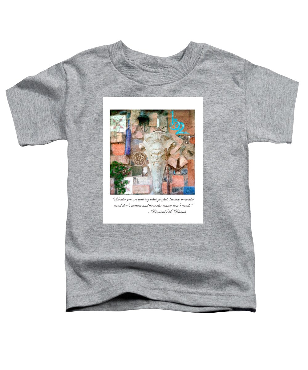Mosaic Toddler T-Shirt featuring the photograph 120 Fxq by Charlene Mitchell