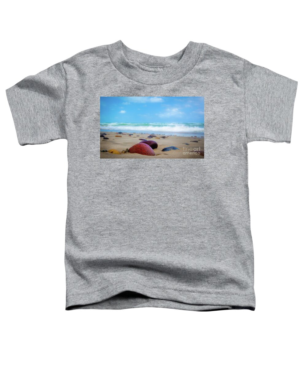 Danish Toddler T-Shirt featuring the photograph Beach Dreams in Skagen by Inge Johnsson