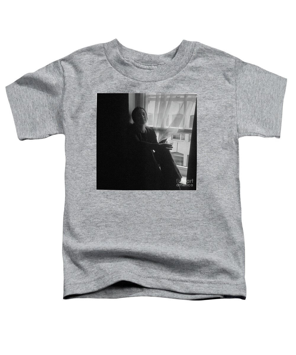 Black And White Toddler T-Shirt featuring the photograph Before by Barry Bohn