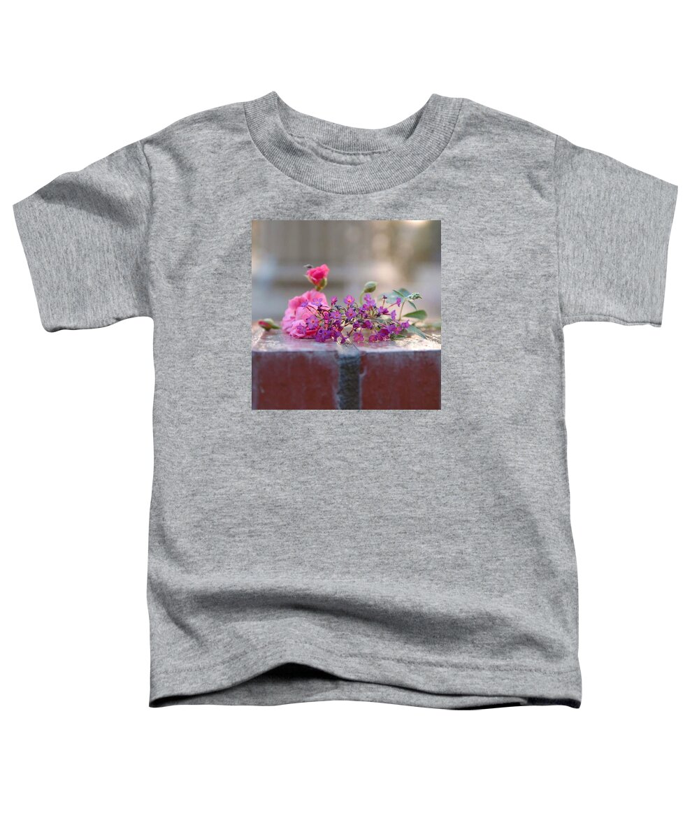 Flowers Toddler T-Shirt featuring the photograph Promises of forever by Haley Church