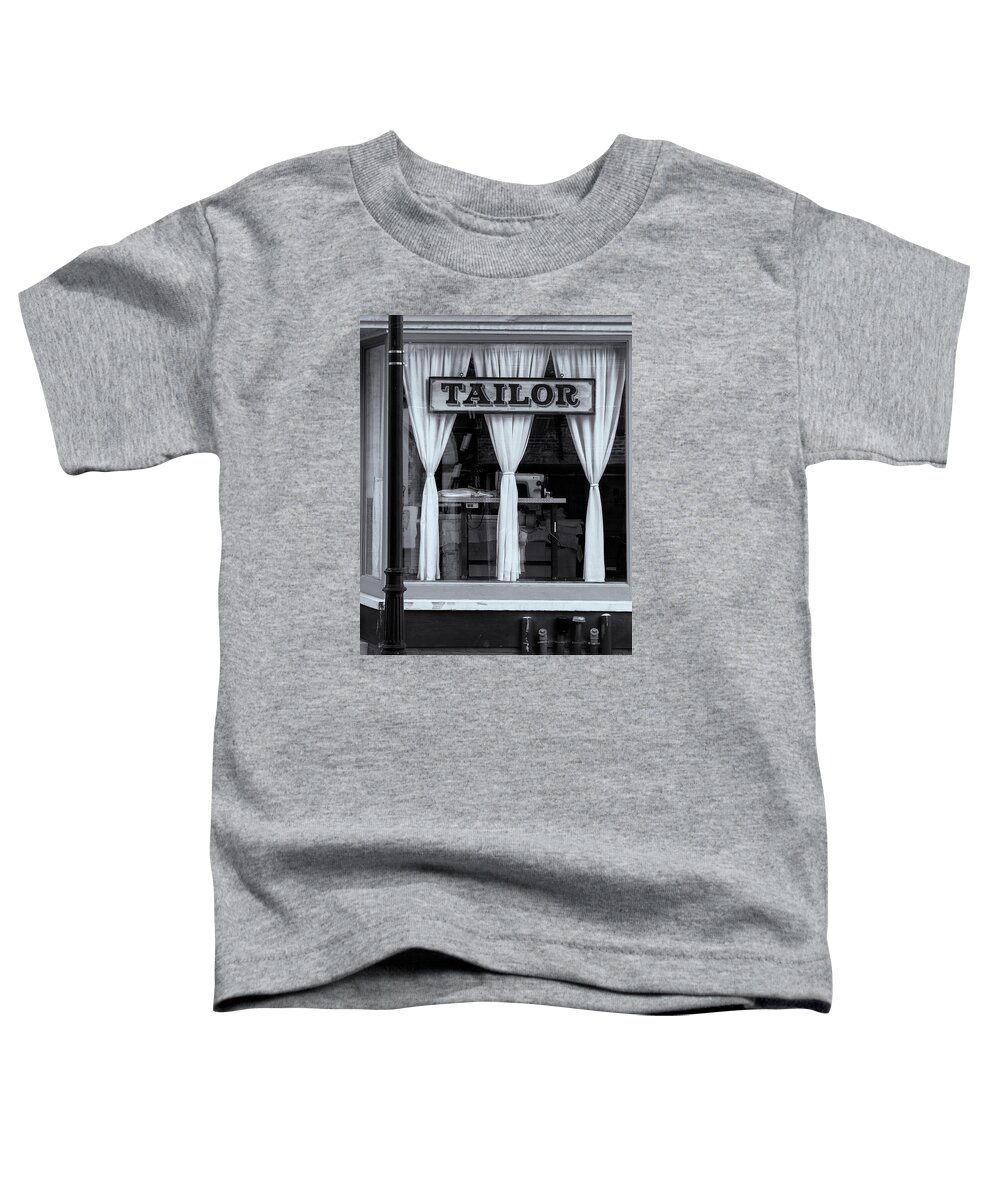 Bellows Falls Vermont Toddler T-Shirt featuring the photograph Bellows Falls Tailor by Tom Singleton