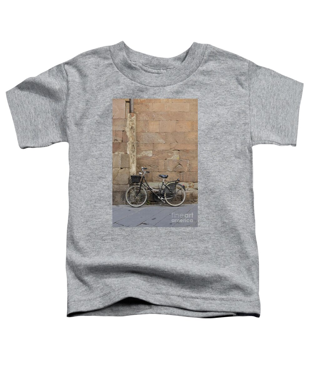 Bike Toddler T-Shirt featuring the photograph Bike Lucca Italy by Edward Fielding