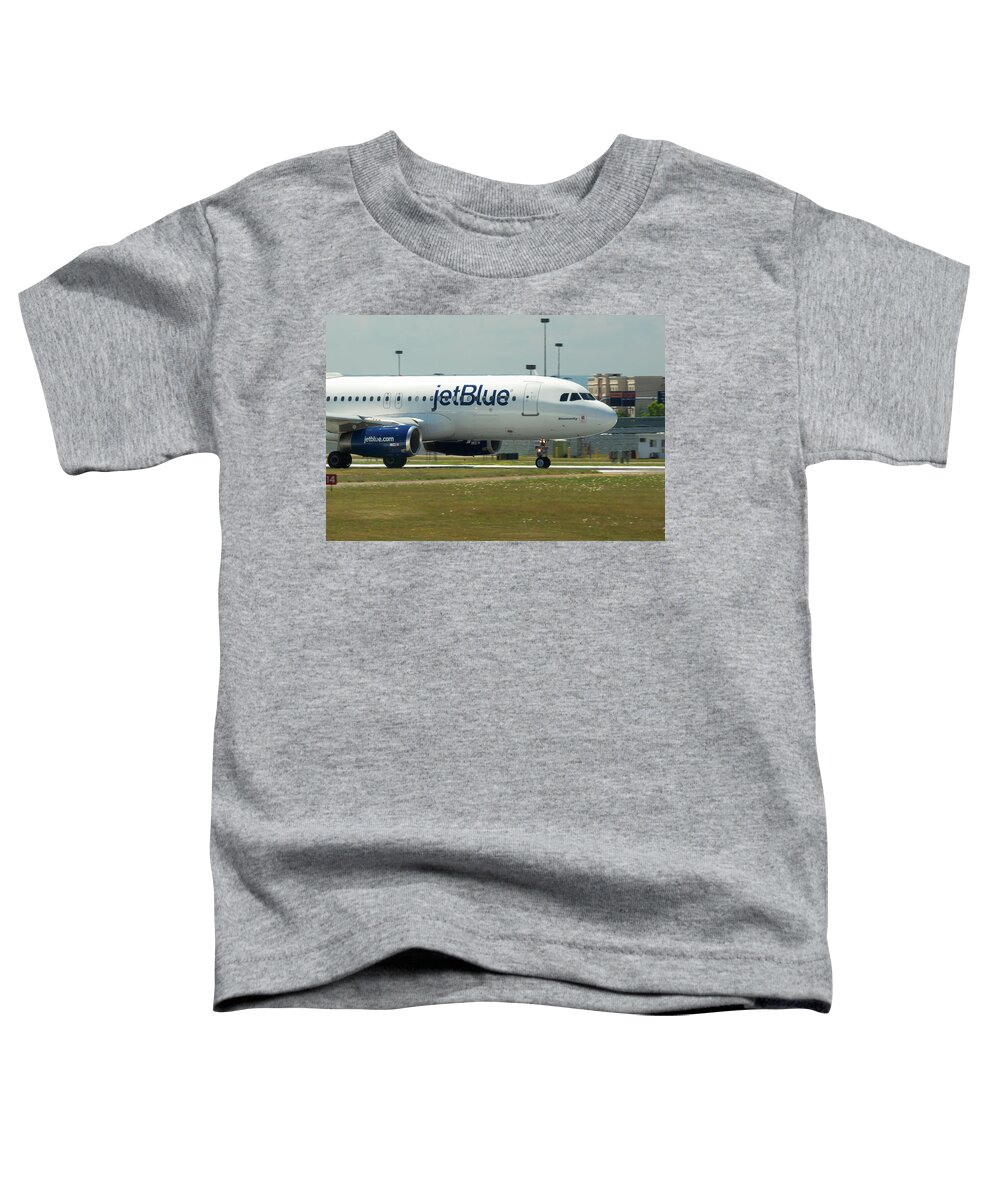 A320 Toddler T-Shirt featuring the photograph Blumanity by Guy Whiteley
