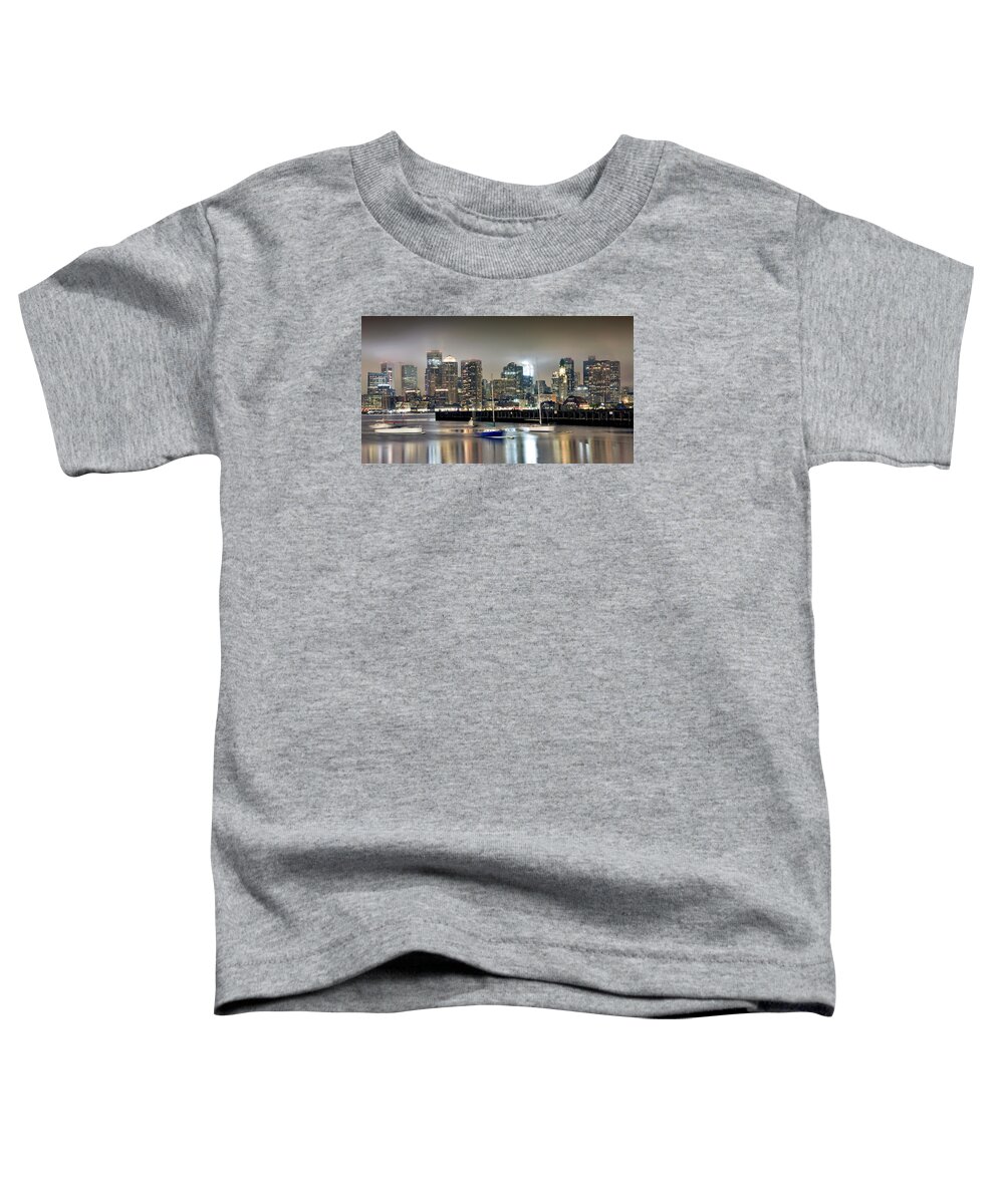 Boston Massachusetts Toddler T-Shirt featuring the photograph Boston Massachusetts by Brendan Reals