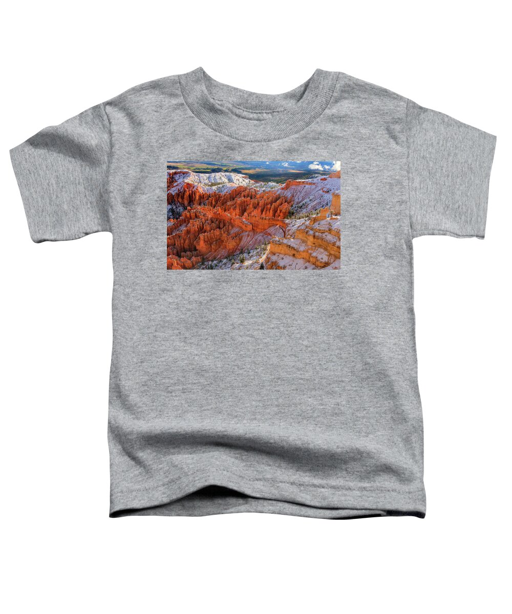 Canyon Toddler T-Shirt featuring the photograph Bryce Canyon by John Roach