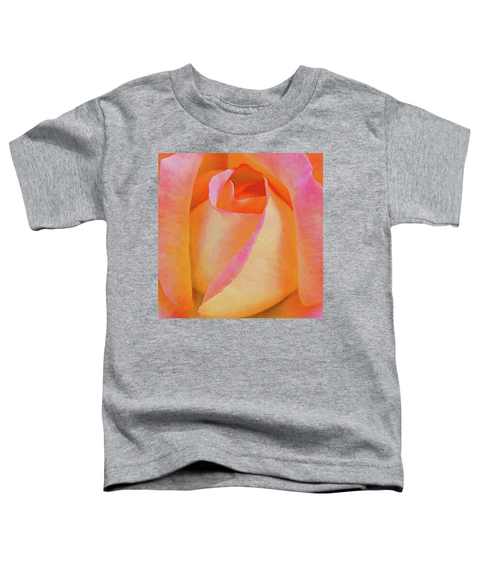 Rose Toddler T-Shirt featuring the photograph Budding Love by Rochelle Berman