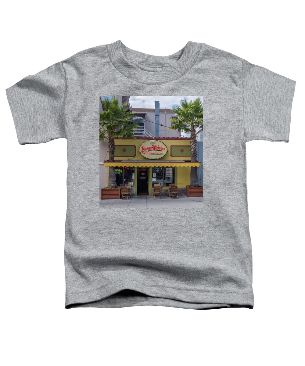 Frank Dimarco Toddler T-Shirt featuring the photograph BurgerMeister Restaurant, San Francisco by Frank DiMarco