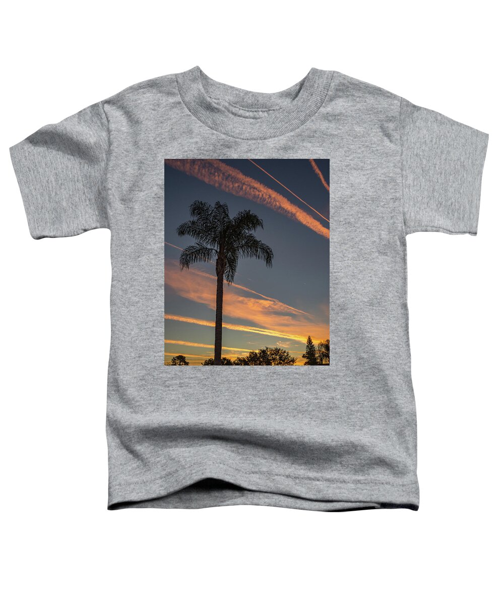 Sun Toddler T-Shirt featuring the photograph Busy Sky by David Hart