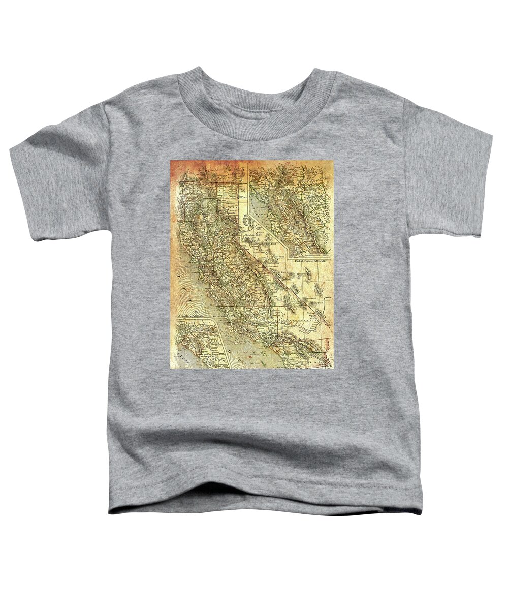 California Toddler T-Shirt featuring the photograph California 1895 by Steven Parker