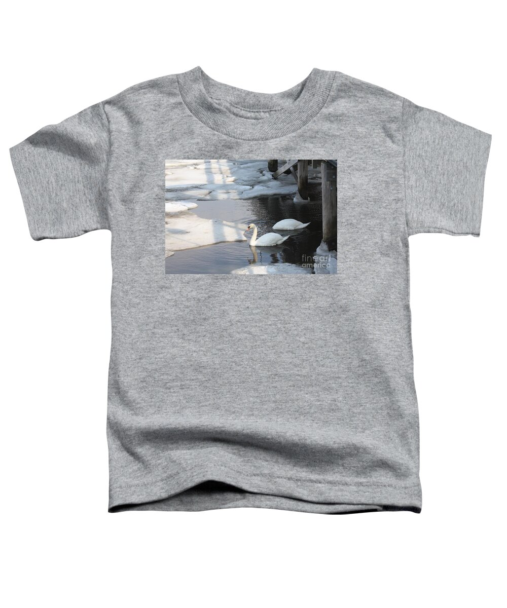 Camera Shy Toddler T-Shirt featuring the photograph Camera Shy by John Telfer