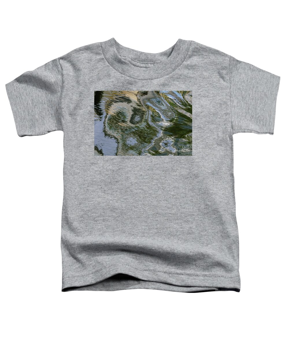 Water Toddler T-Shirt featuring the photograph Canal Ripples 2 by Werner Padarin