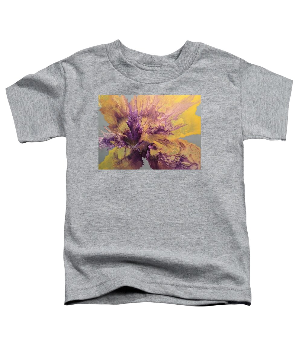 Abstract Toddler T-Shirt featuring the painting Captivating by Soraya Silvestri