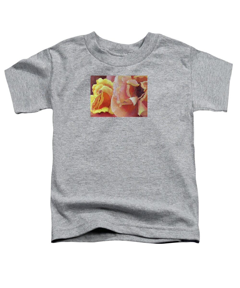 Oil Painting Toddler T-Shirt featuring the painting Changing Colors by Harriett Masterson