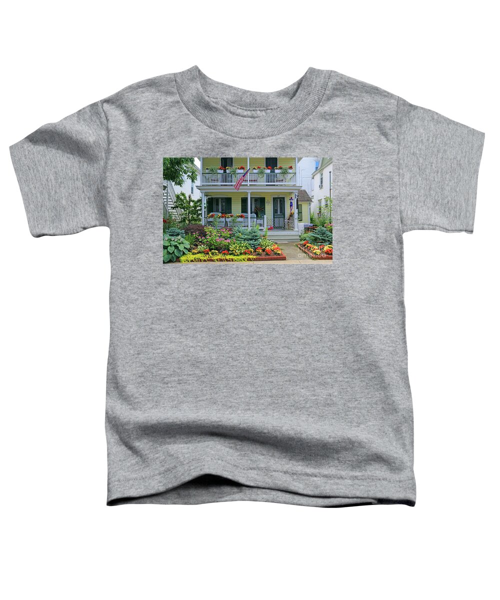 Chautauqua Institution Toddler T-Shirt featuring the photograph Chautauqua Front Porch 2229 by Jack Schultz