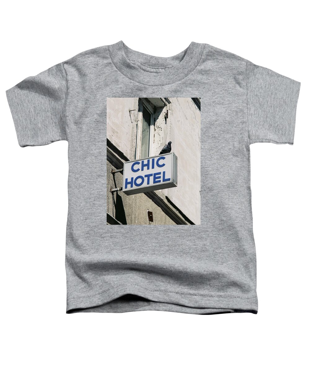 Color Toddler T-Shirt featuring the photograph Chic Hotel by Frank DiMarco