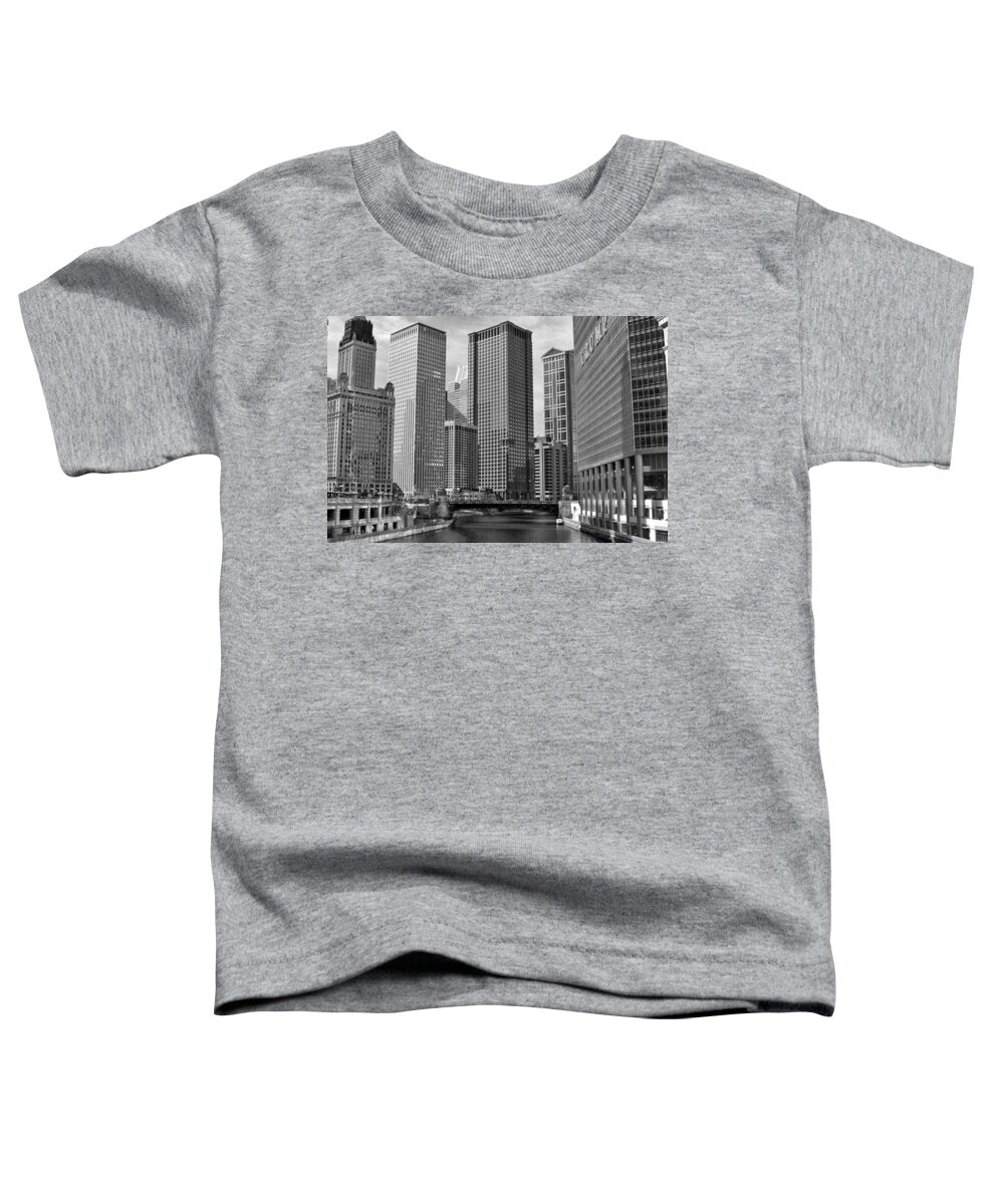 Chicago Toddler T-Shirt featuring the photograph Chicago River by Jackson Pearson