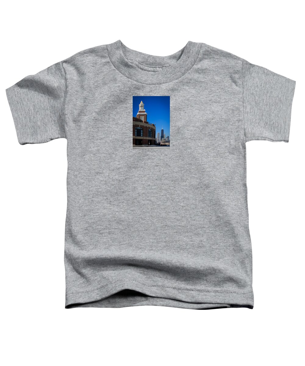 Chicago Toddler T-Shirt featuring the photograph Chicago's Navy Pier by Kathleen Scanlan