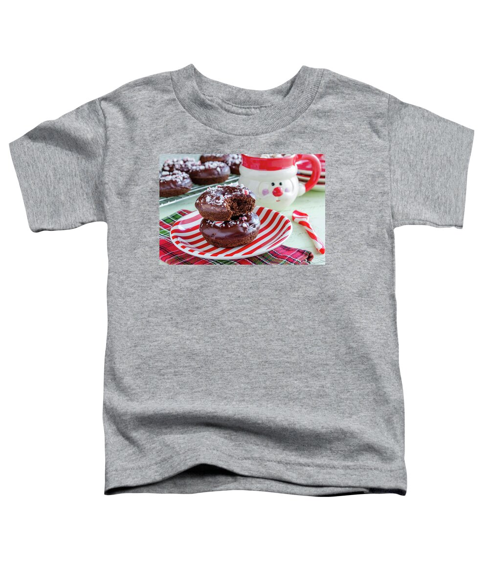 Christmas Breakfast Toddler T-Shirt featuring the photograph Christmas Breakfast by Teri Virbickis