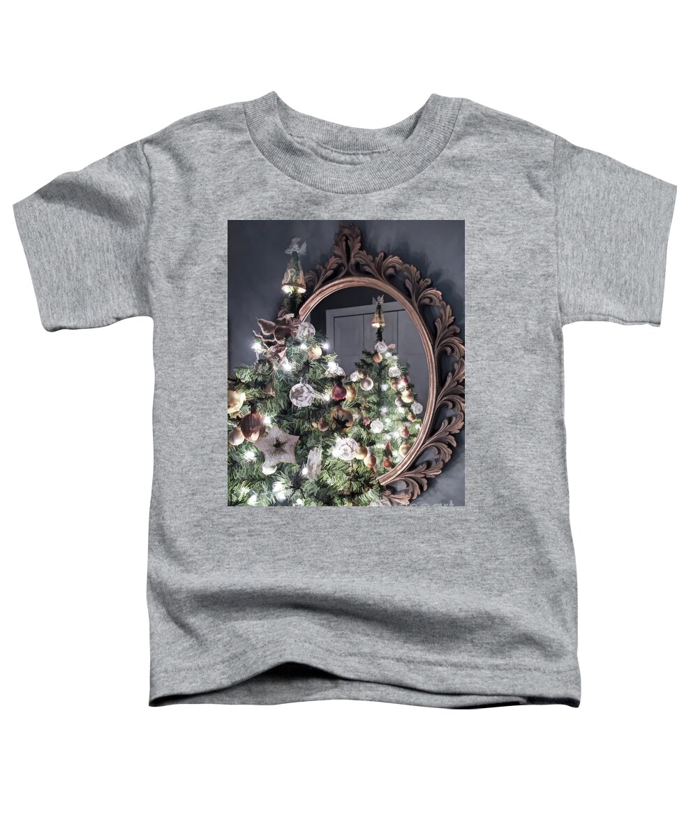 Christmas Tree Toddler T-Shirt featuring the photograph Christmas Tree Delight by Kerri Farley
