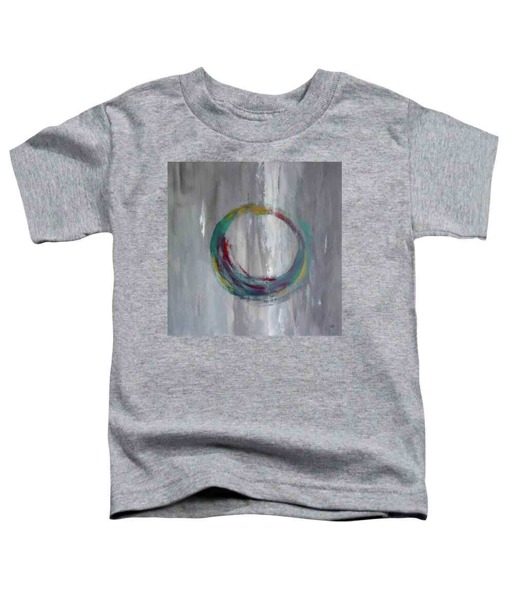 Circle Toddler T-Shirt featuring the painting Vortex by Victoria Lakes