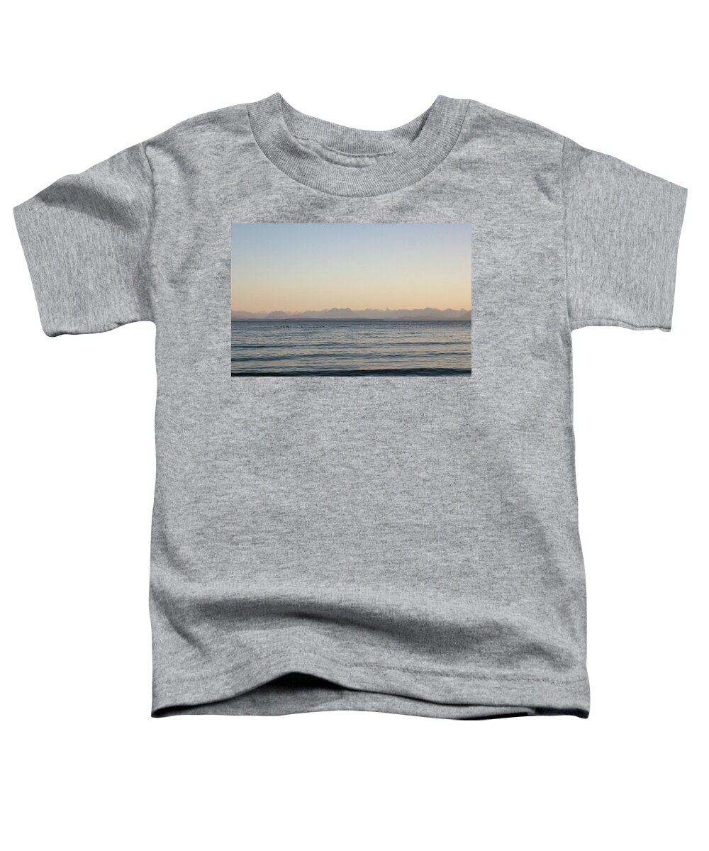 Coastal Mountains Toddler T-Shirt featuring the photograph Coastal Mountains at Sunrise by Trance Blackman