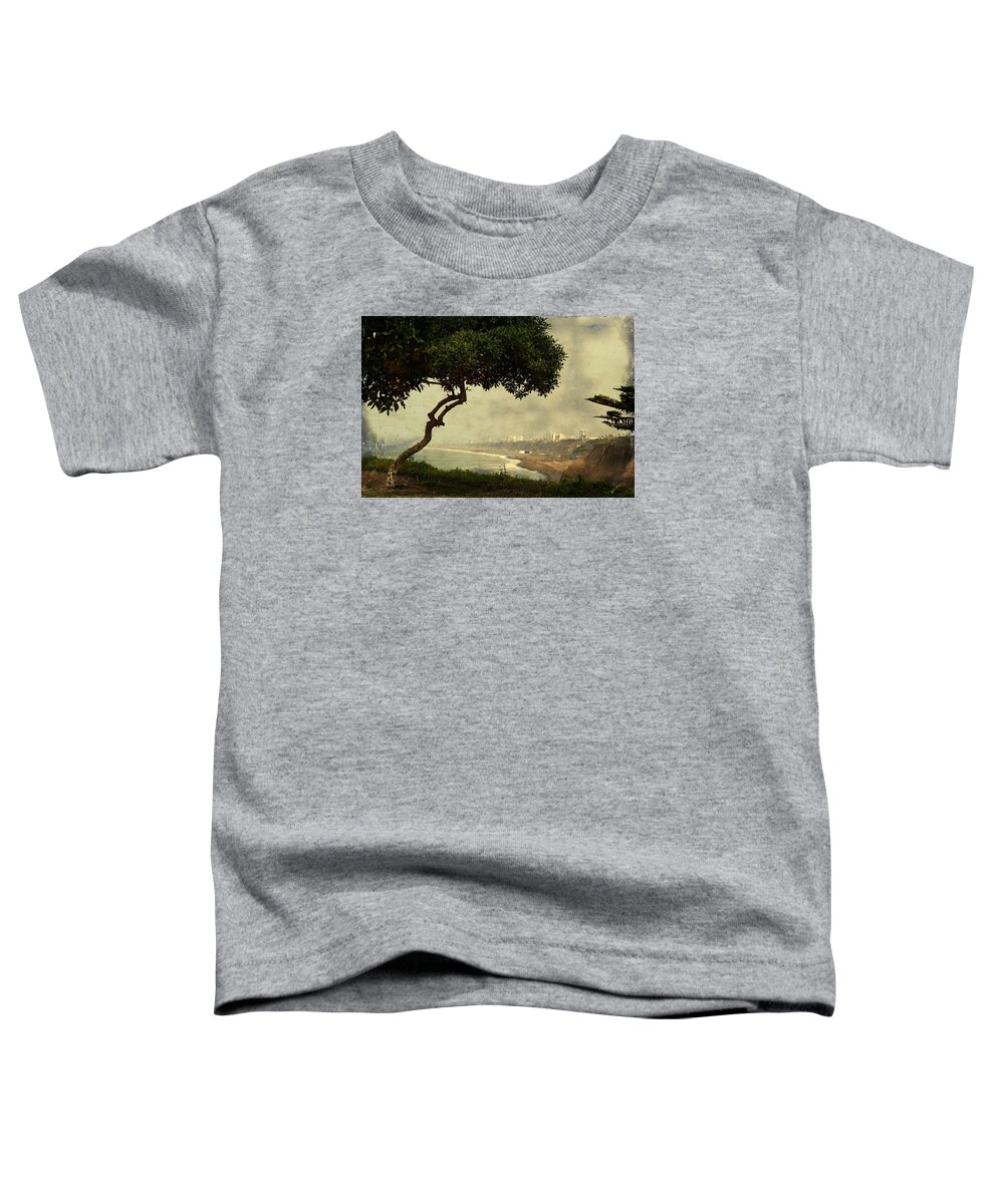 Lima Toddler T-Shirt featuring the photograph Coastline of Lima, Peru by Kathryn McBride