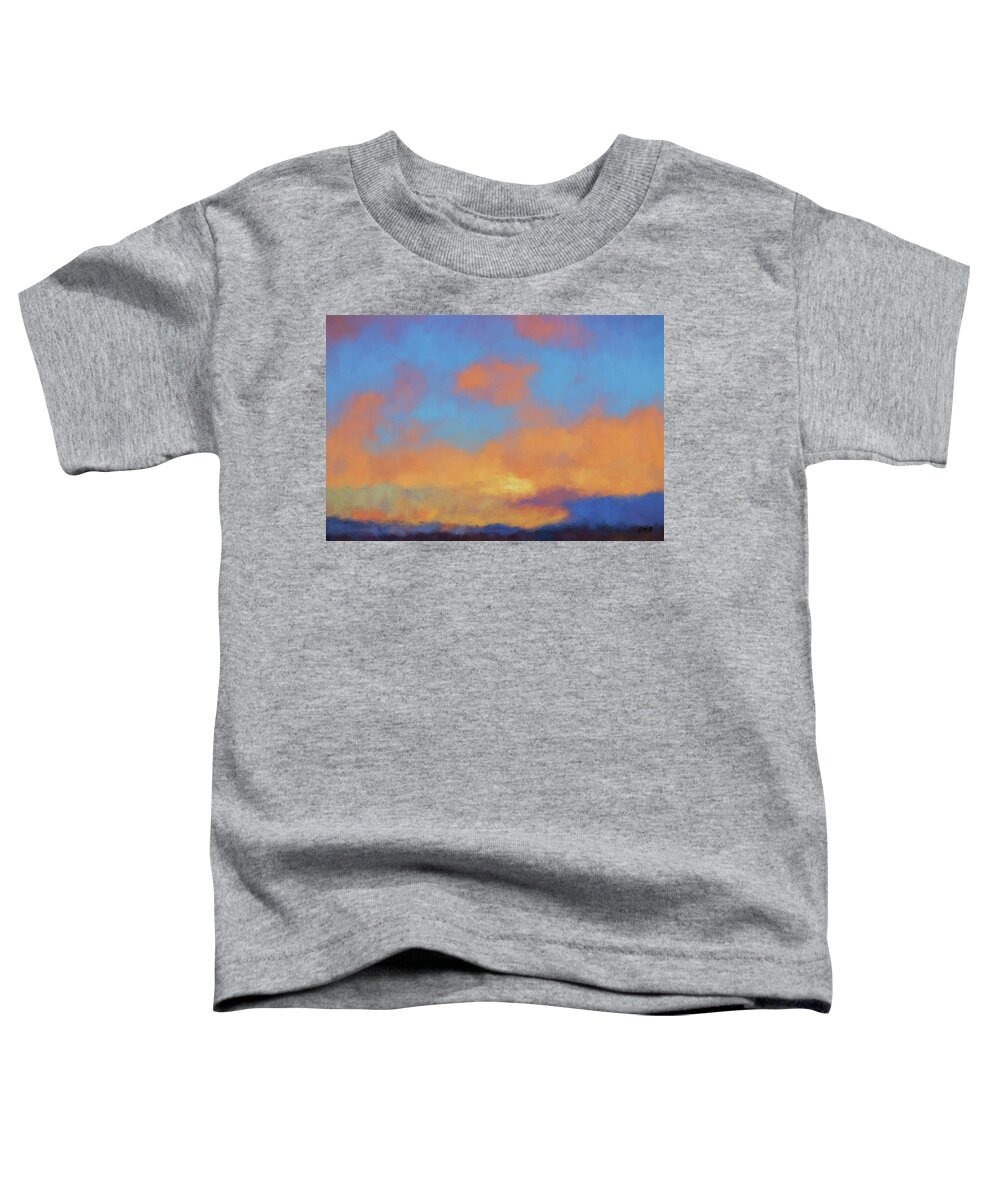 Abstract Toddler T-Shirt featuring the digital art Color Abstraction LVII by David Gordon