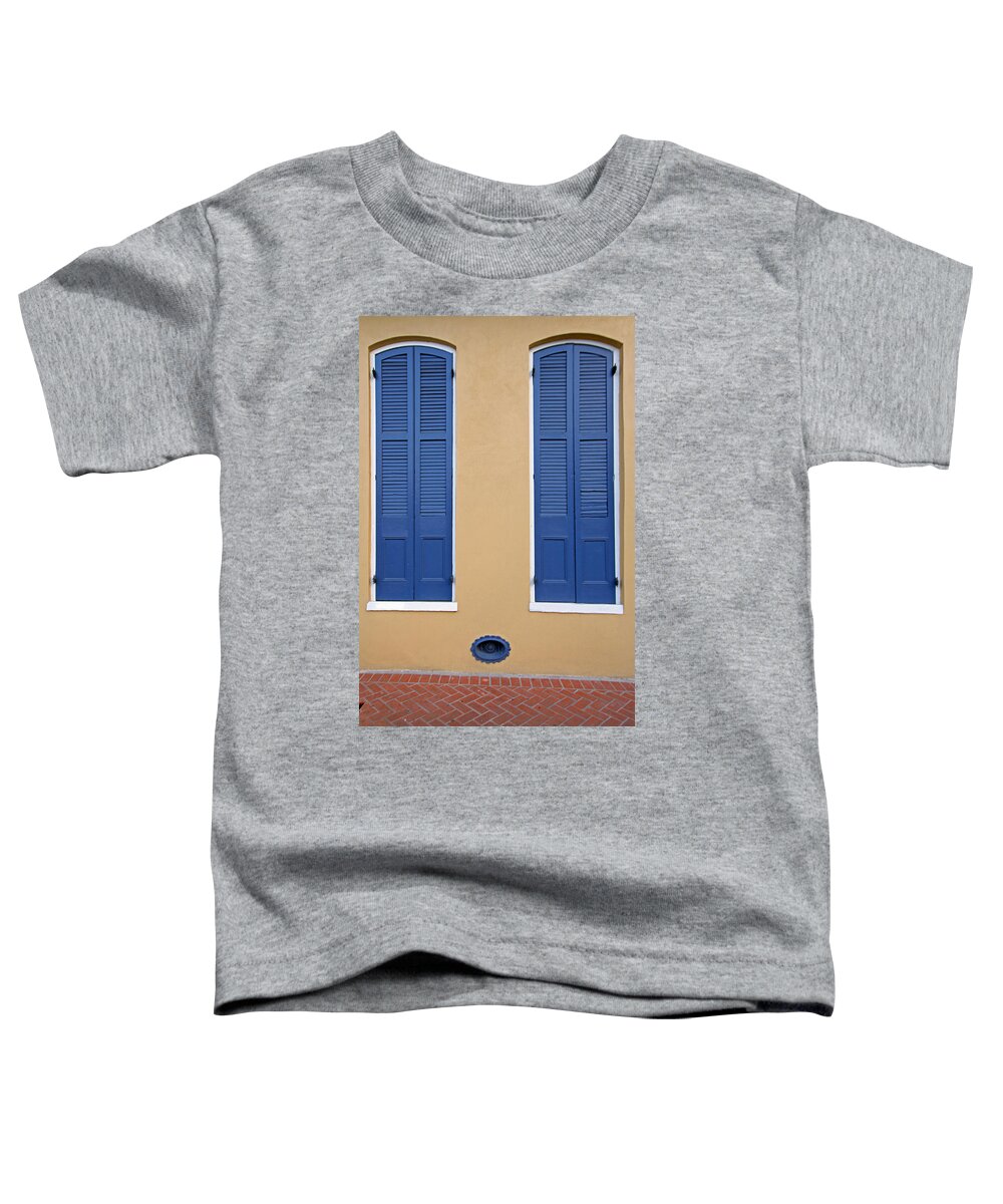 Symmetry Toddler T-Shirt featuring the photograph Colorful French Quarter by Juergen Roth