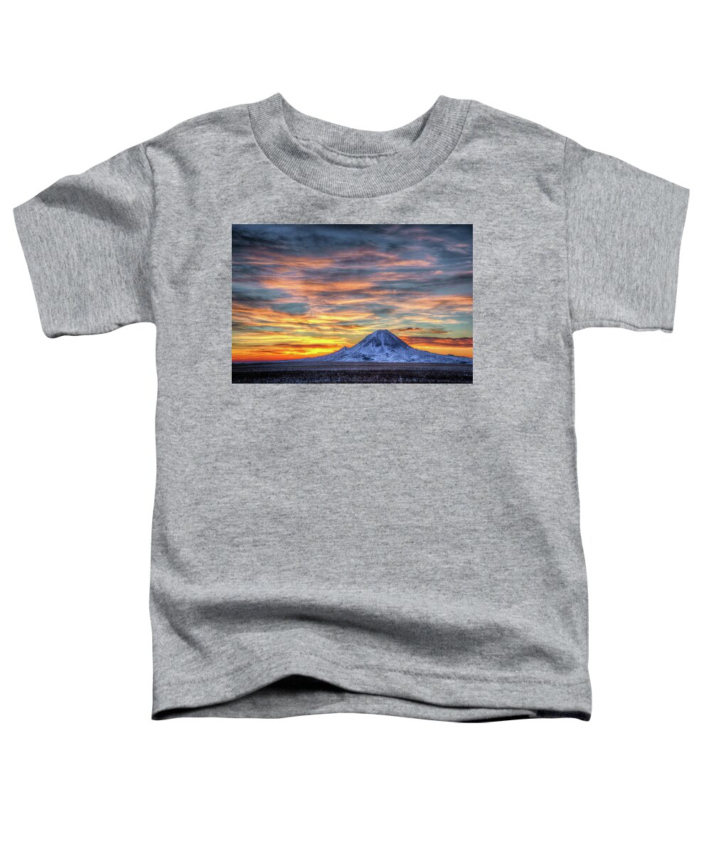 Sunrise Toddler T-Shirt featuring the photograph Complicated Sunrise by Fiskr Larsen