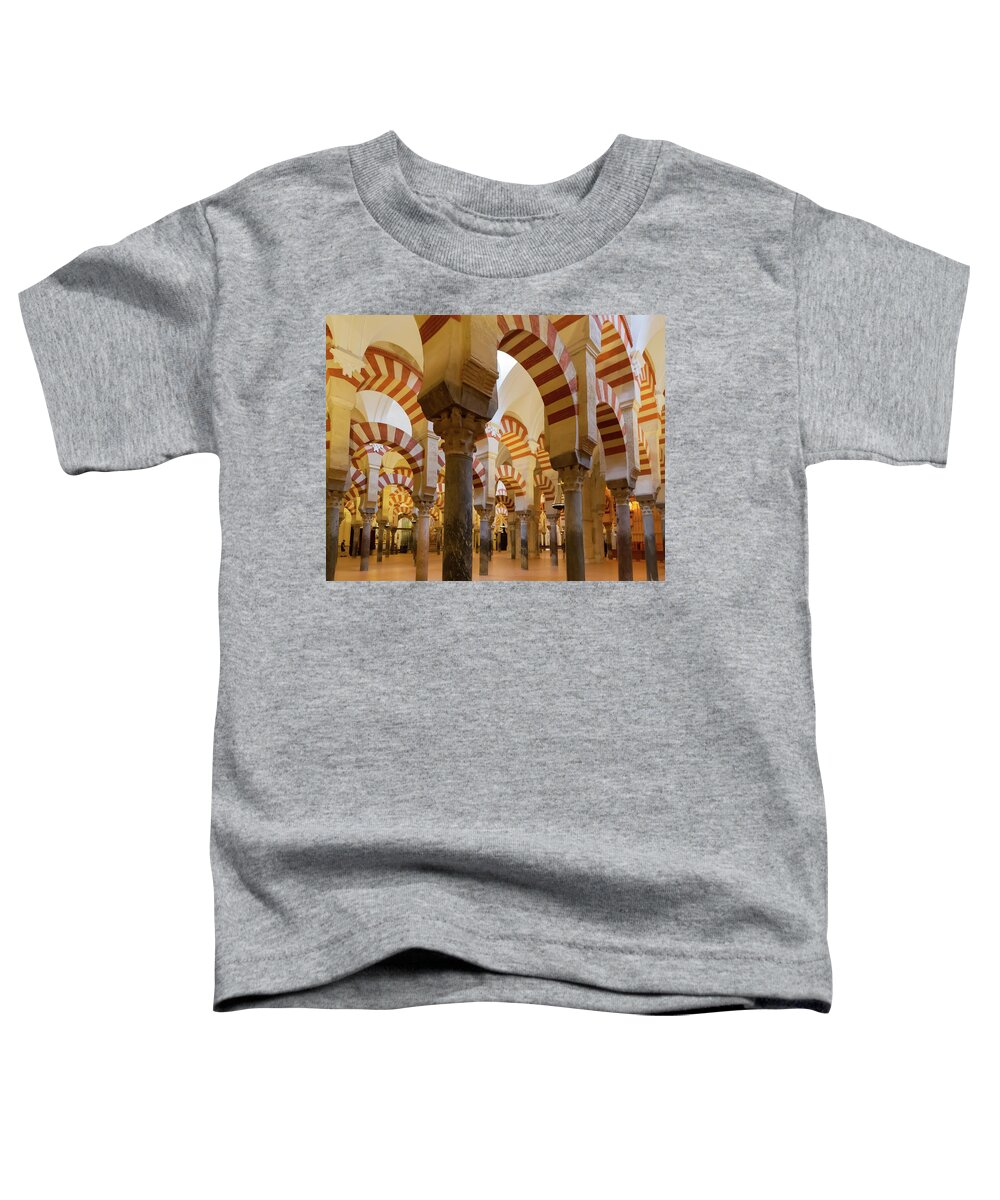 Cordoba Toddler T-Shirt featuring the photograph Cordoba Mezquita by Patricia Schaefer