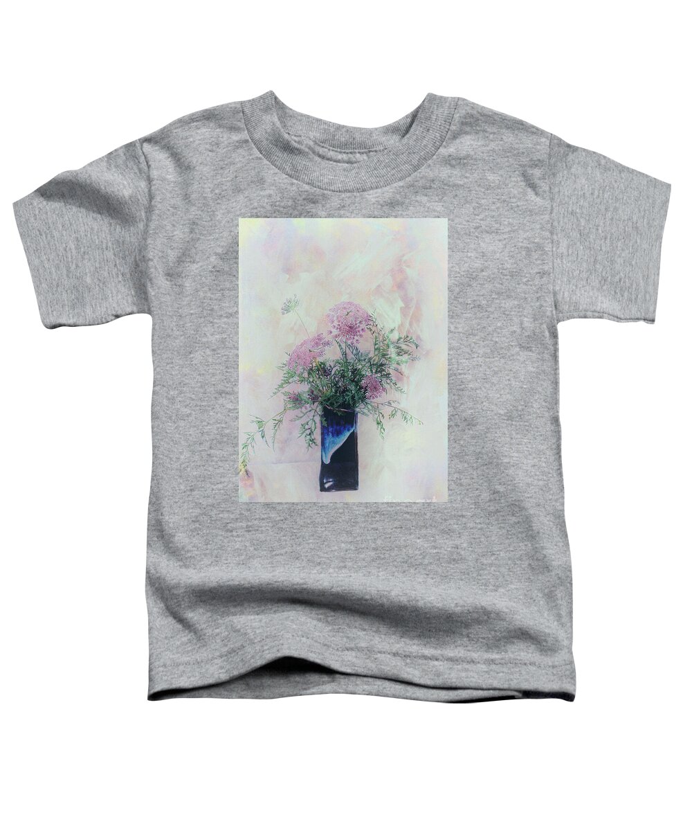 Flowers Toddler T-Shirt featuring the photograph Cotton Candy Dreams by Linda Lees