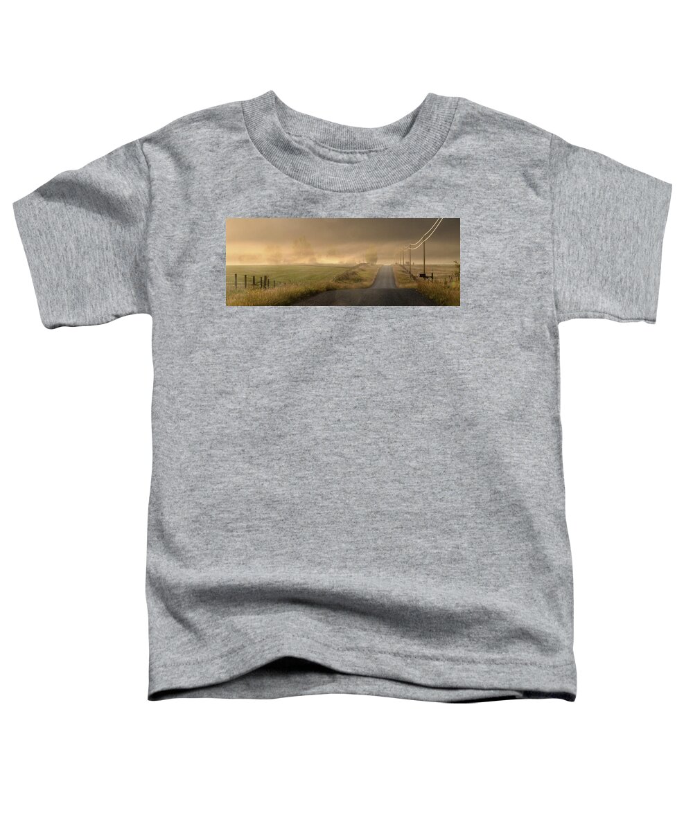 Montana Toddler T-Shirt featuring the photograph Country Mornings by Al Swasey