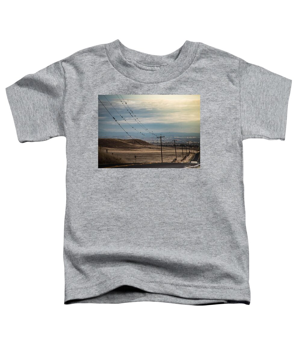 Twin Cities Road Toddler T-Shirt featuring the photograph Country Road by Wendy Carrington