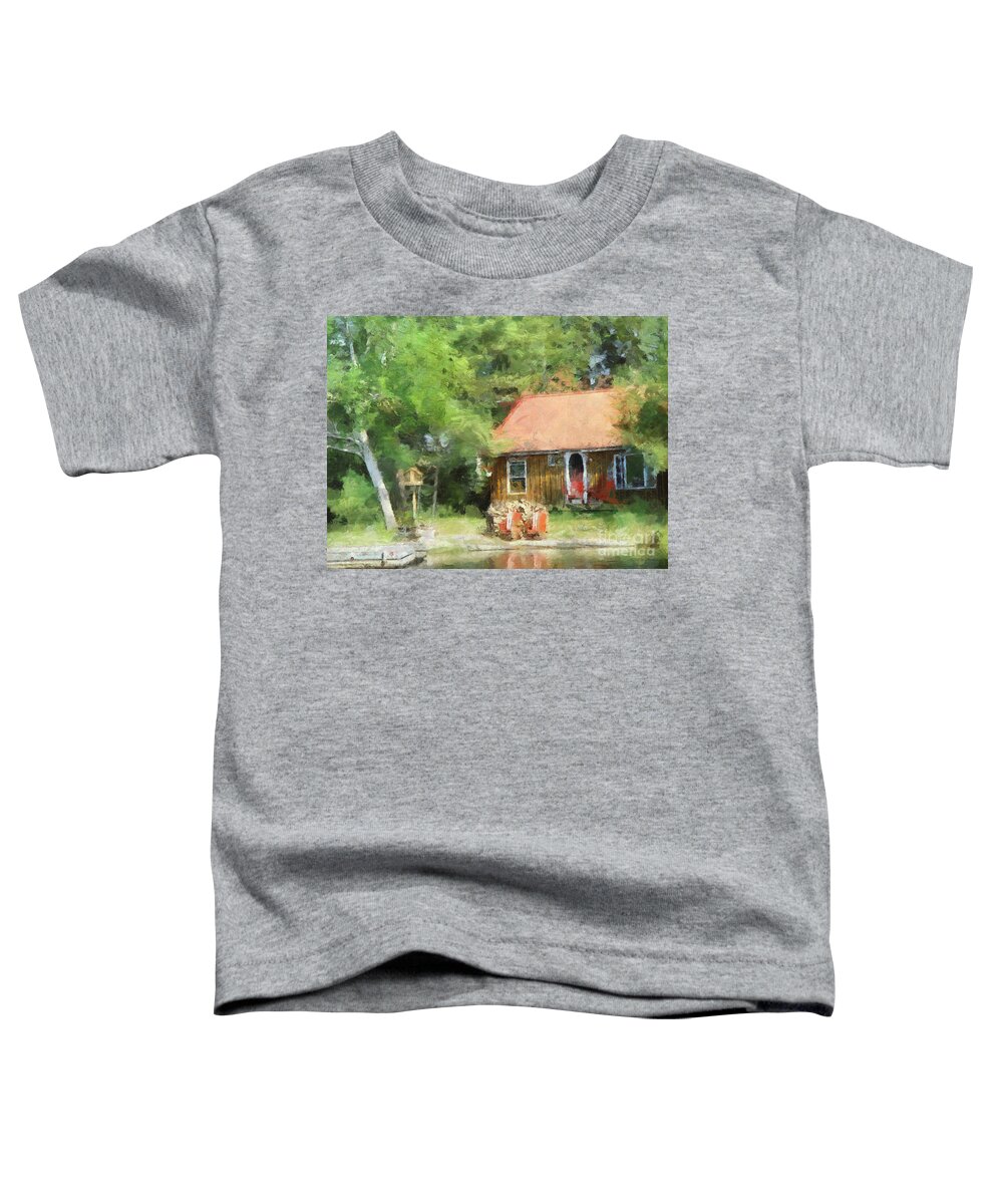 Cottage Toddler T-Shirt featuring the photograph Cozy Cottage by Claire Bull