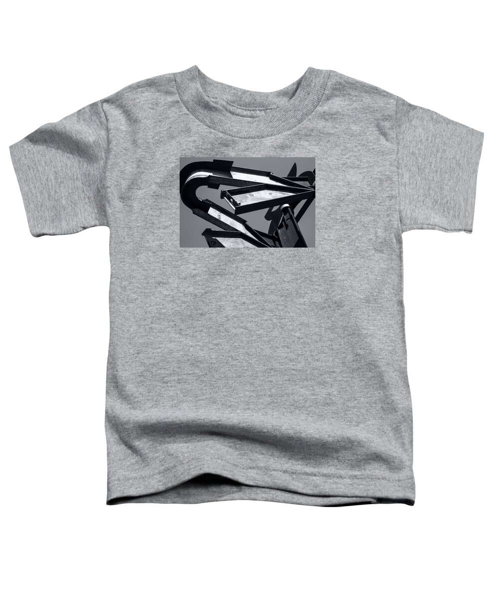 Crissy Field Toddler T-Shirt featuring the photograph Crissy Field Iron Scuplture by Michael Hope