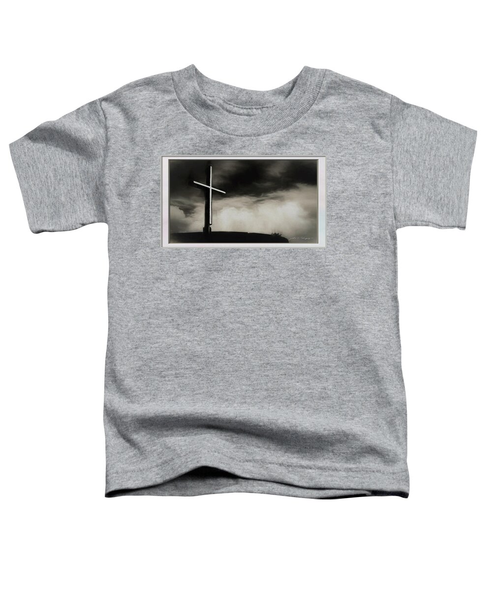 Photographs Toddler T-Shirt featuring the photograph Cross on a Hill by John A Rodriguez