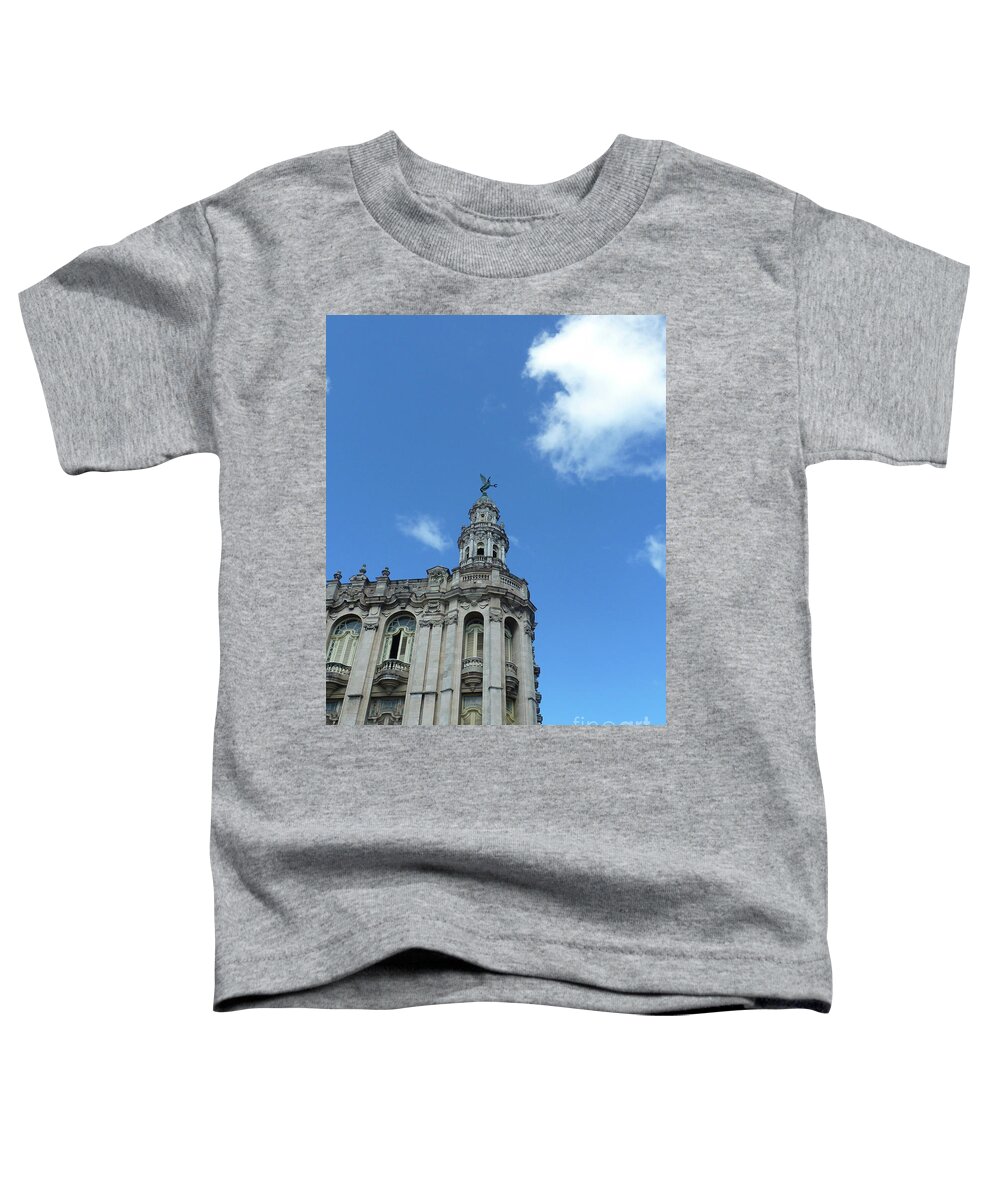 Photography Toddler T-Shirt featuring the photograph Cuba Architect and skies by Francesca Mackenney