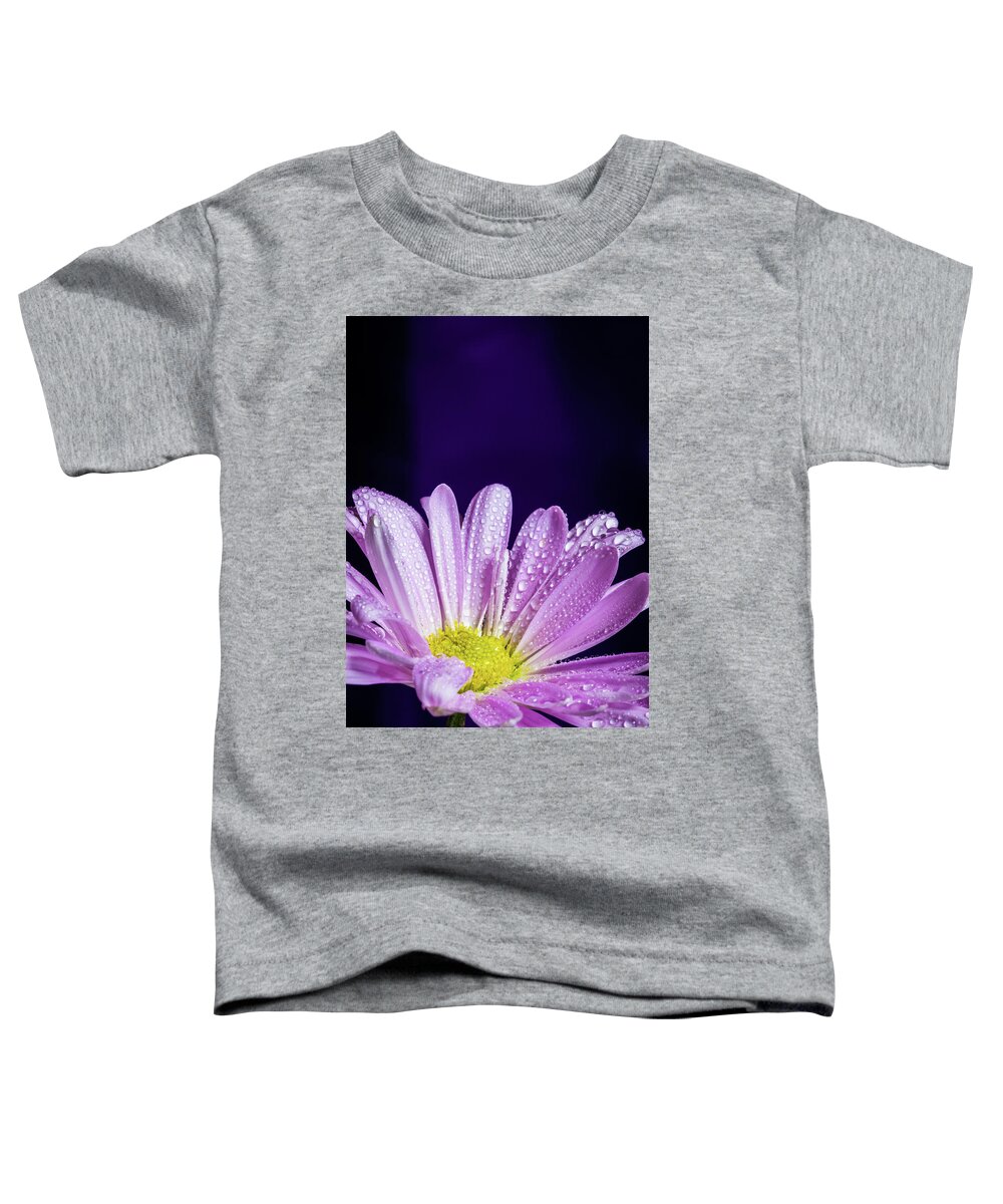 Daisy Toddler T-Shirt featuring the photograph Daisy After the Rain by Tammy Ray