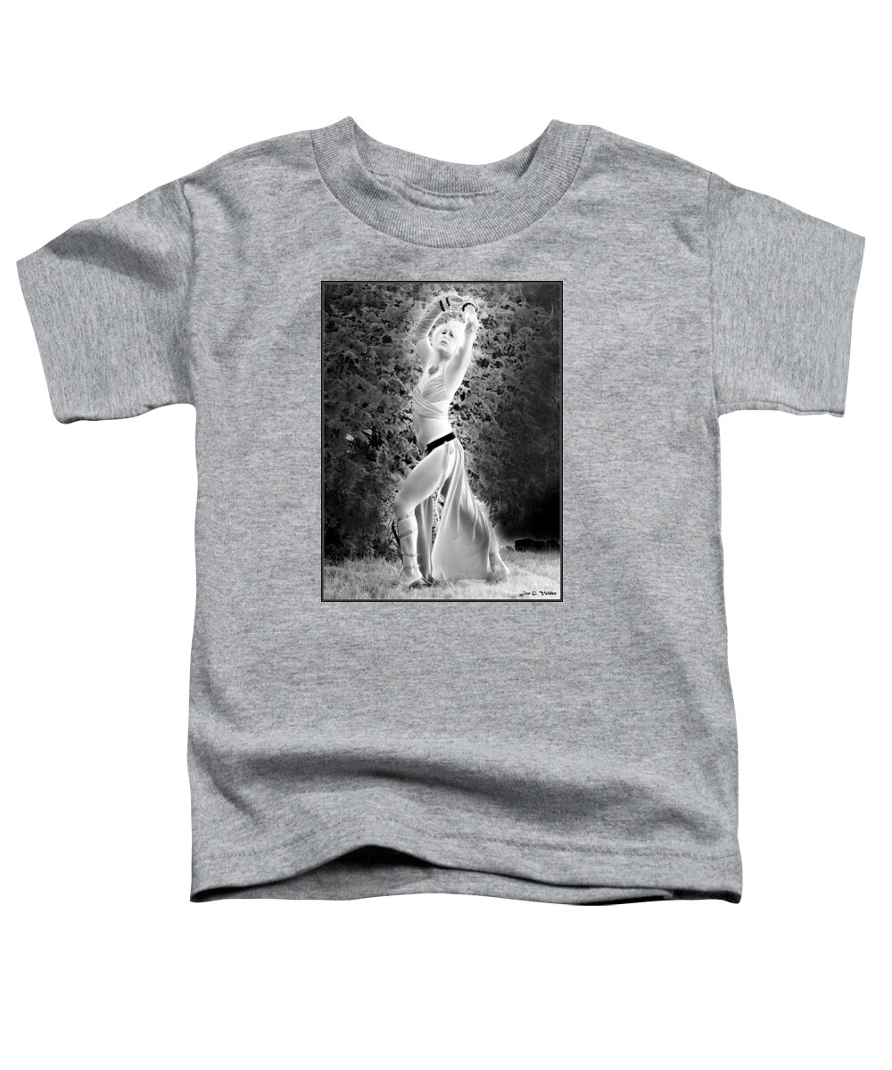 Fantasy Toddler T-Shirt featuring the painting Dancing Slave Girl by Jon Volden
