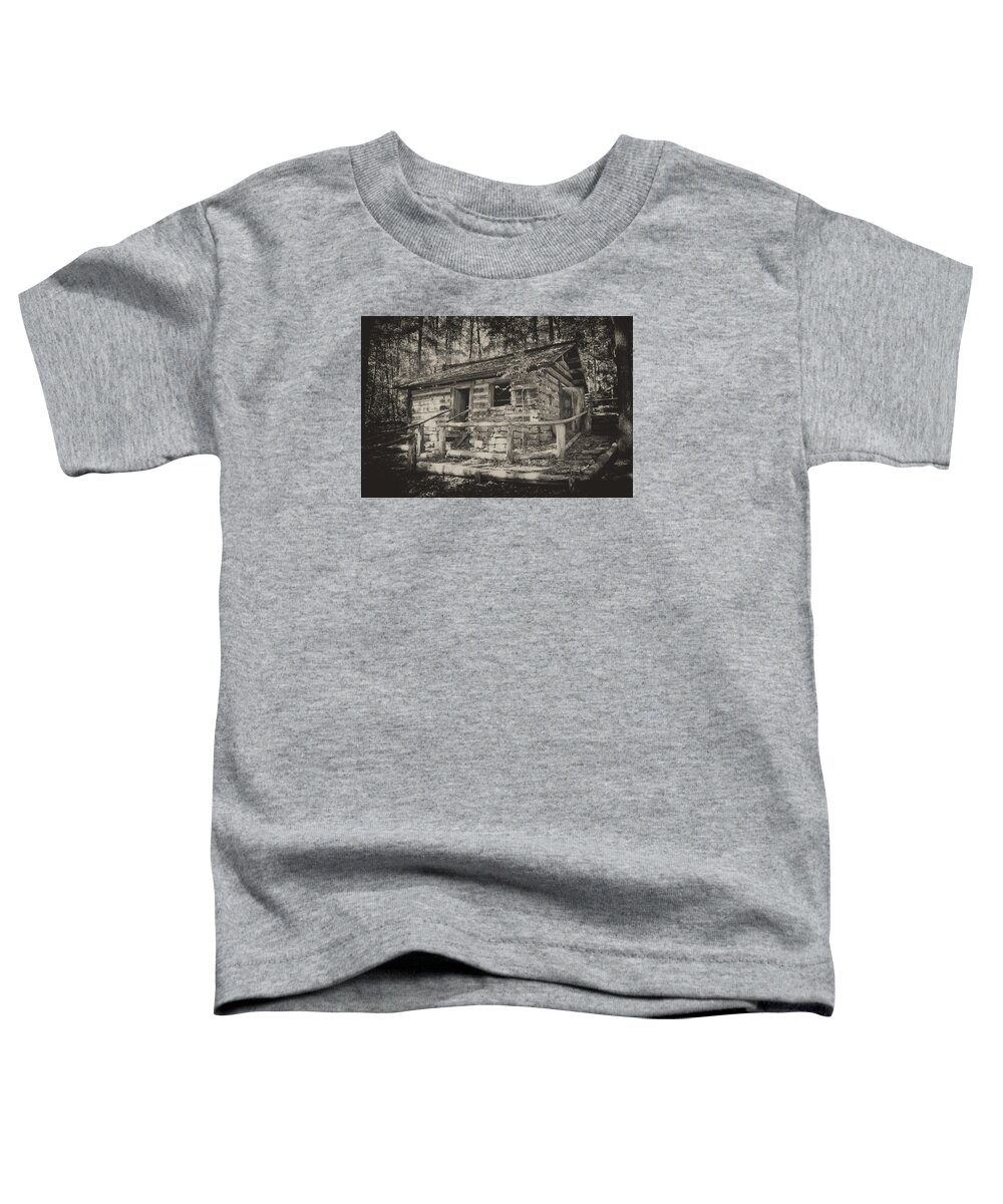Cabin Toddler T-Shirt featuring the photograph Daniel Boone Cabin by Paul W Faust - Impressions of Light