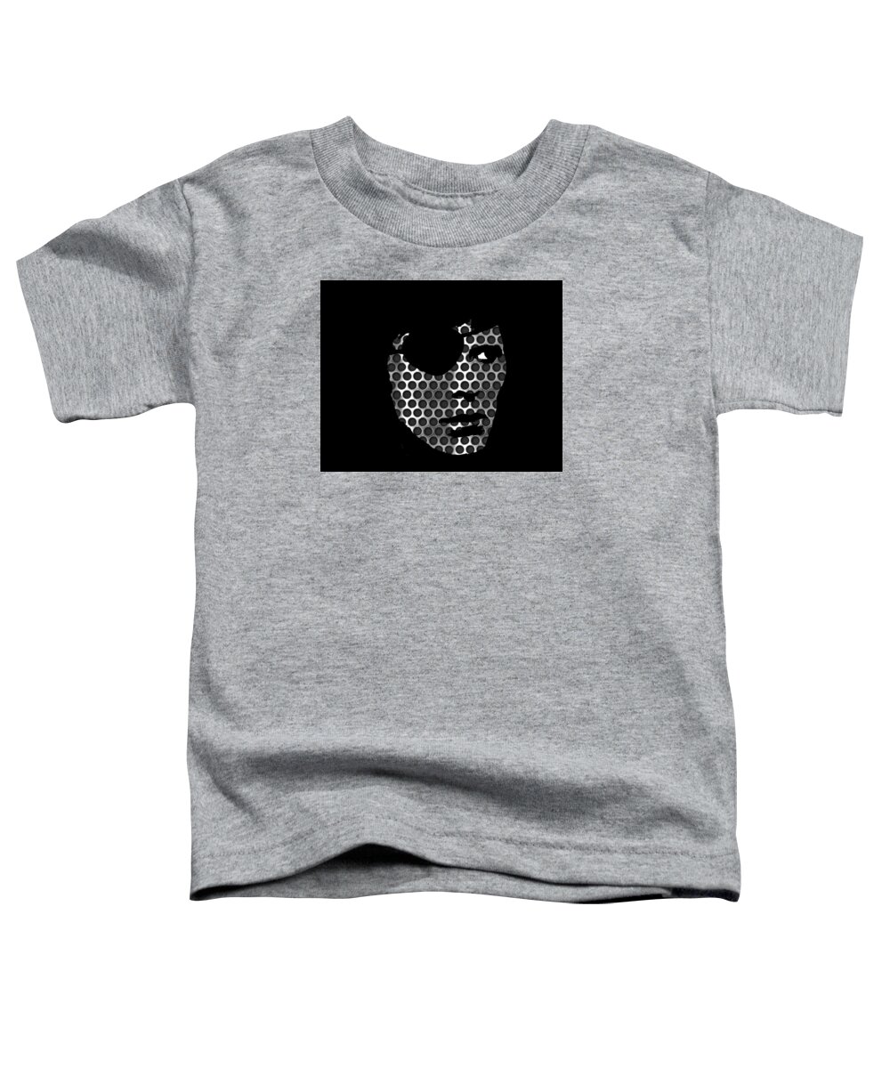 David Bowie Toddler T-Shirt featuring the photograph David Bowie 2 by Emme Pons