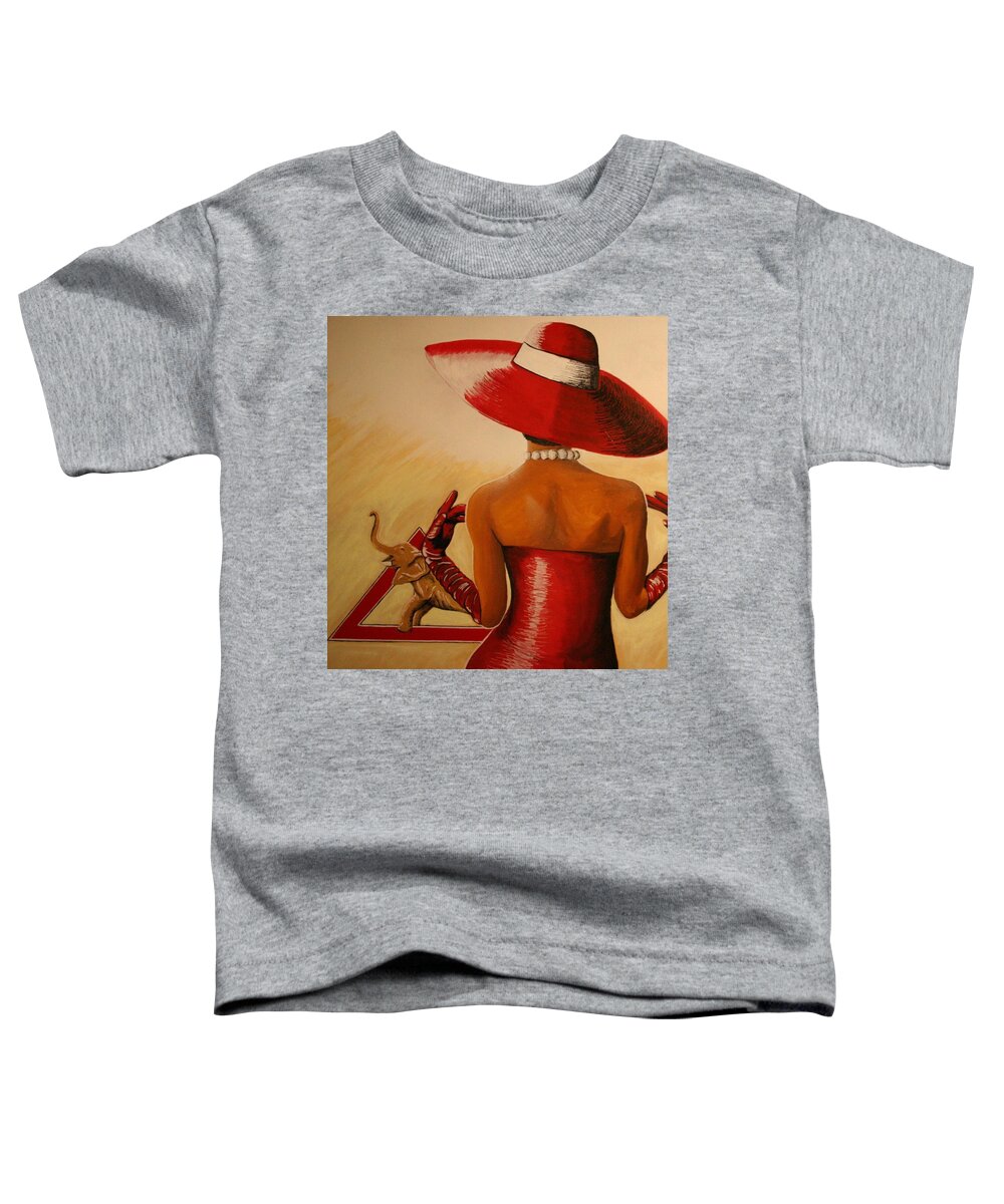 Delta Toddler T-Shirt featuring the painting Delta Glory by Edmund Royster