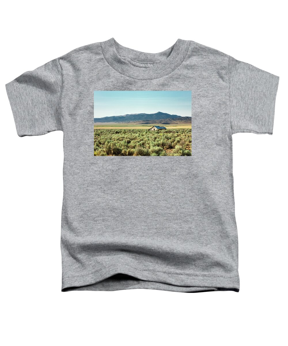Elko Toddler T-Shirt featuring the photograph Deserted by Todd Klassy