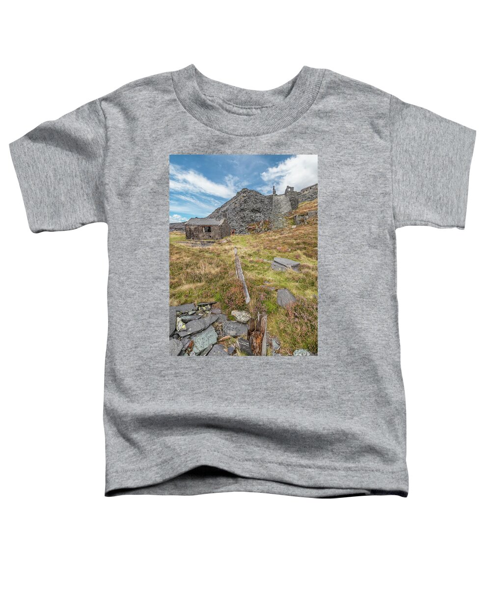 Llanberis Toddler T-Shirt featuring the photograph Dinorwic Quarry Ruins by Adrian Evans