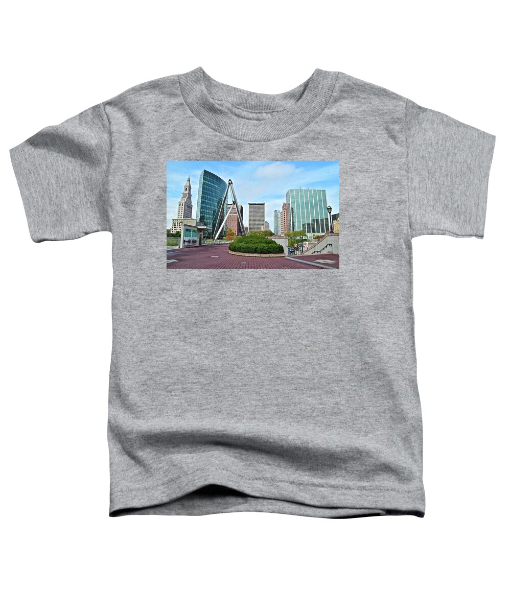 Hartford Toddler T-Shirt featuring the photograph Downtown Hartford 2016 by Frozen in Time Fine Art Photography