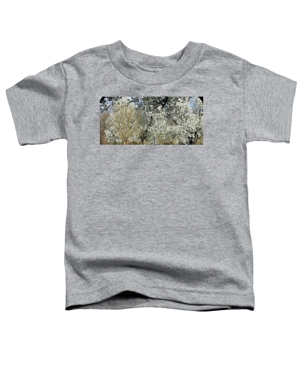 Spring Toddler T-Shirt featuring the photograph Dreamin' Of A White Spring No.2 by Lydia Holly