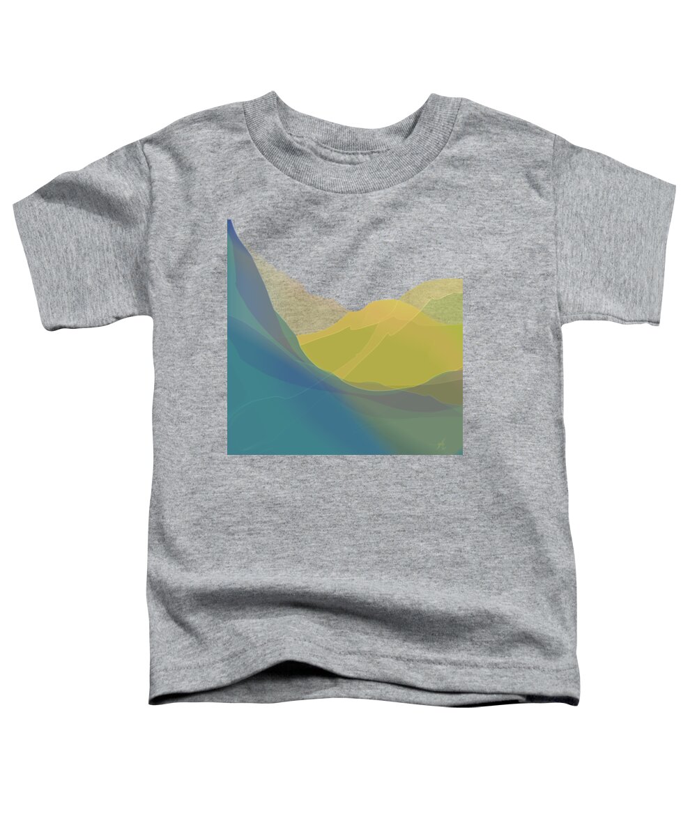 Landscape Toddler T-Shirt featuring the digital art Dreamscape by Gina Harrison