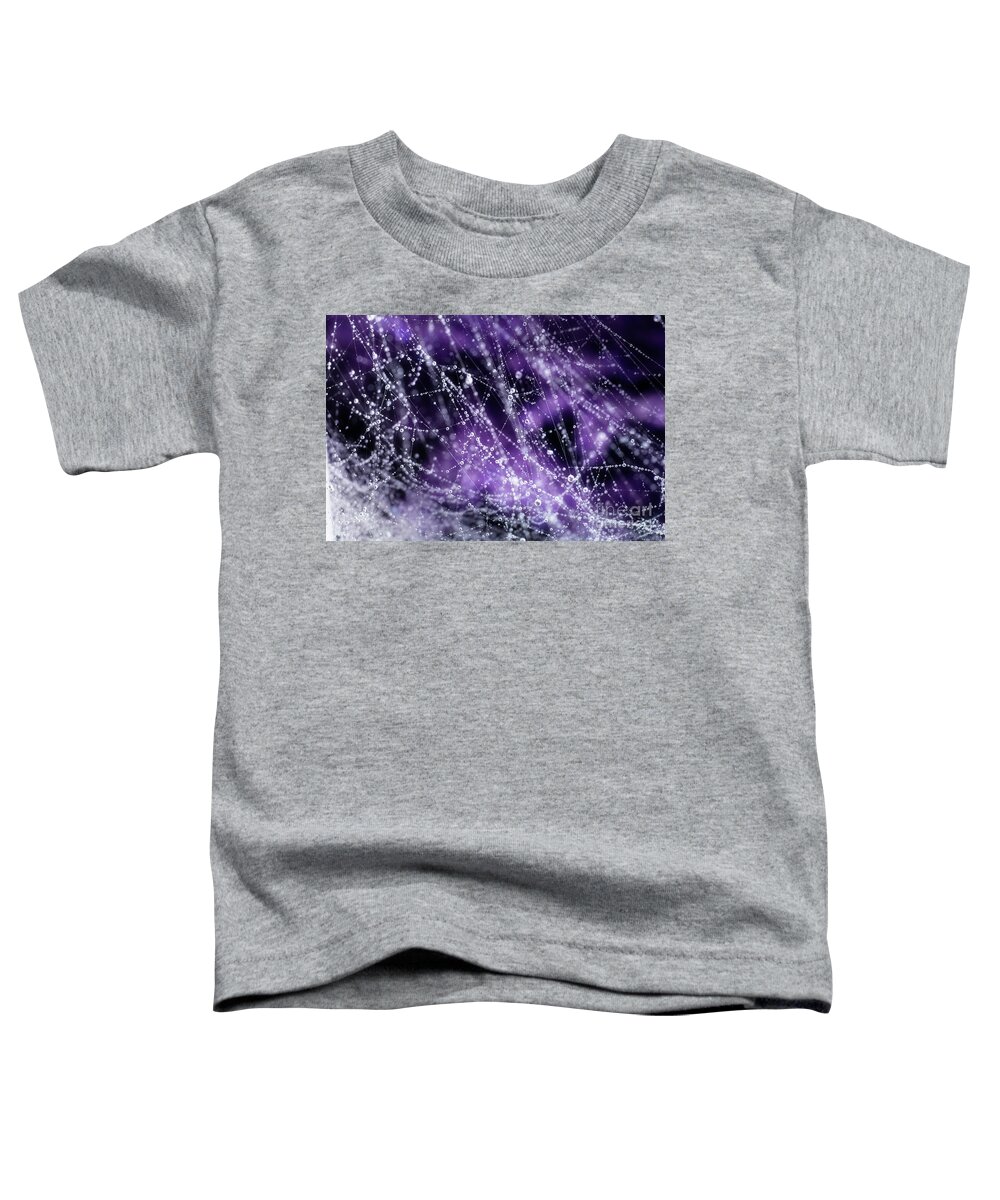 Drops Toddler T-Shirt featuring the photograph Droplets by Mike Eingle
