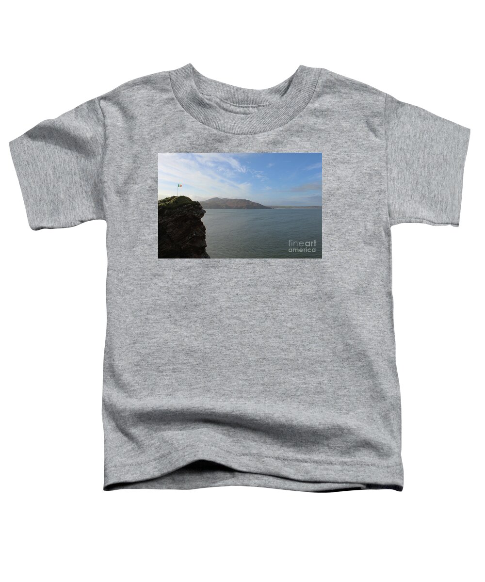 Eddie Barron Toddler T-Shirt featuring the photograph View from Dunree Fort Donegal by Eddie Barron