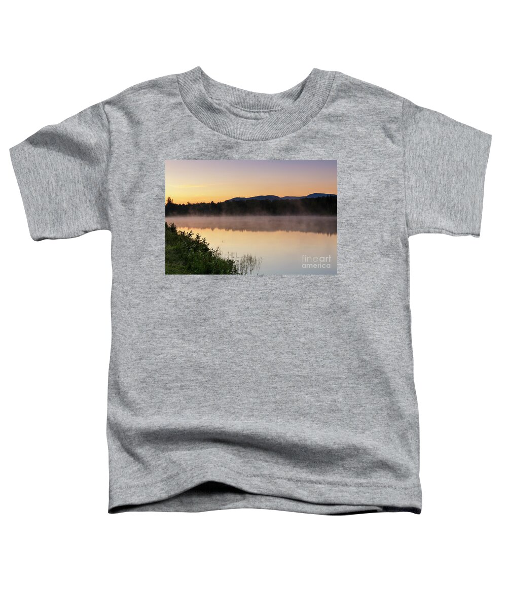 Conservation Toddler T-Shirt featuring the photograph Durand Lake Sunrise - Randolph New Hampshire by Erin Paul Donovan